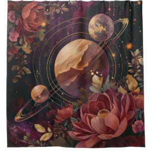Celestial Nebula Crystal Planet Purple