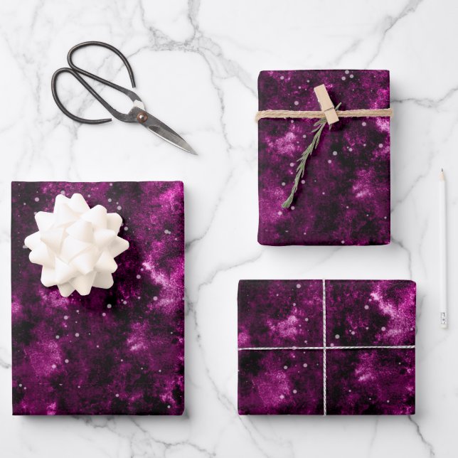 Celestial Nexus Galaxy Colour Palette | Ultra Wrapping Paper Sheet (Front)
