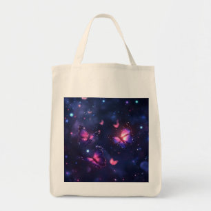 Celestial Night Butterfly Garden Tote Bag