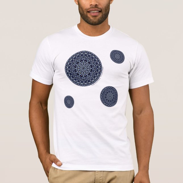 Celestial Night Men's Light Shirt (Front)