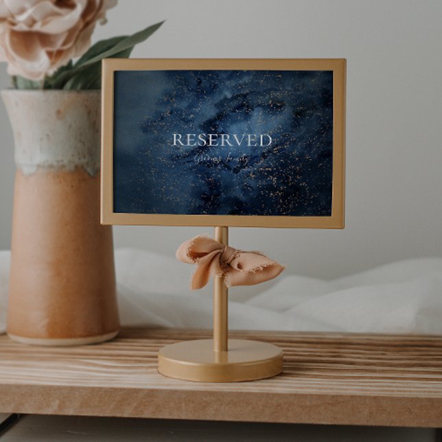 Celestial Night Sky | Gold Reserved Sign (Creator Uploaded)