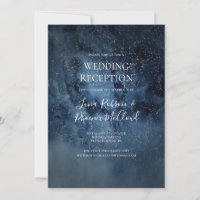 Celestial Night Sky | Silver Wedding Reception