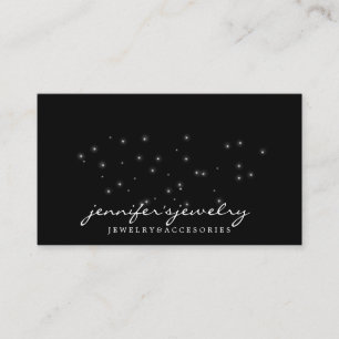Celestial Night Sky Stars Birth Chart Reading Business Card