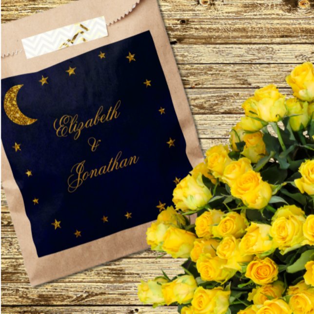 Celestial Night Sky Wedding Favour Bag (Creator Uploaded)