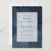 Celestial Night Sky With Frame Bridal Tea Party
