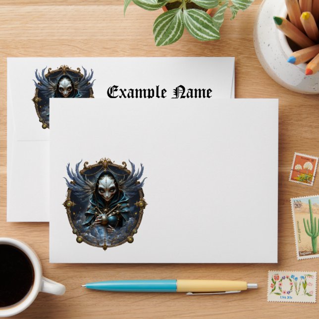 Celestial Oracle – Guardian Between the Stars.  Envelope (Desk)