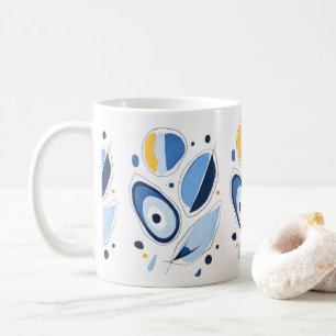 Celestial Orb Odyssey Abstract Coffee Mug