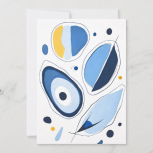 Celestial Orb Odyssey Abstract Thank You Card
