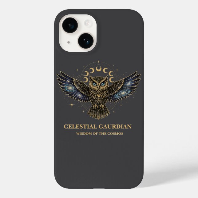 Celestial Owl Cosmic Guardian Case-Mate iPhone Case (Back)