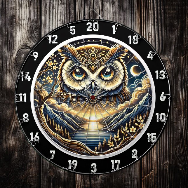 Celestial Owl Haven Dartboard Design (Creator Uploaded)
