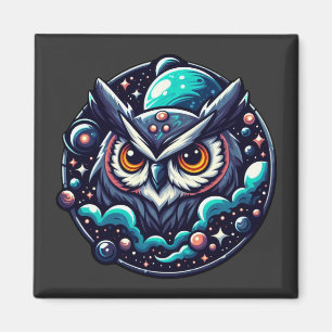 Celestial Owl Magnet