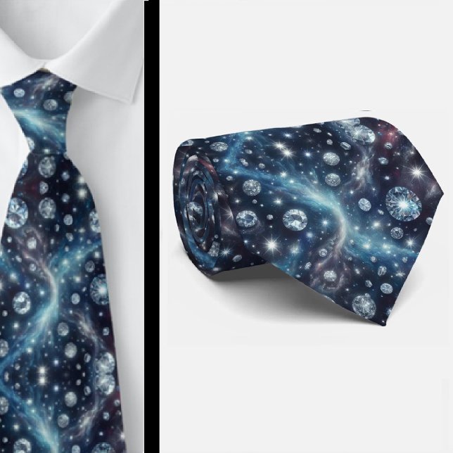 Celestial Pattern Diamond Tie (Creator Uploaded)