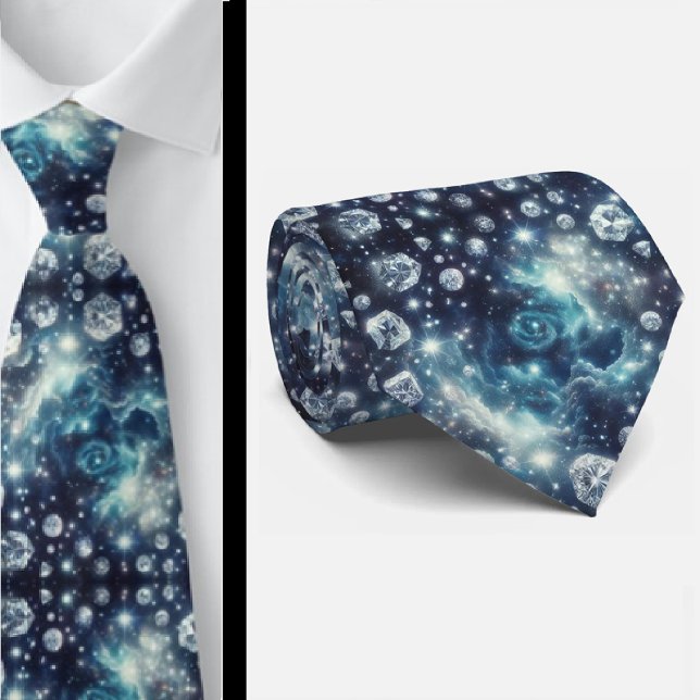 Celestial Pattern Diamond Tie (Creator Uploaded)