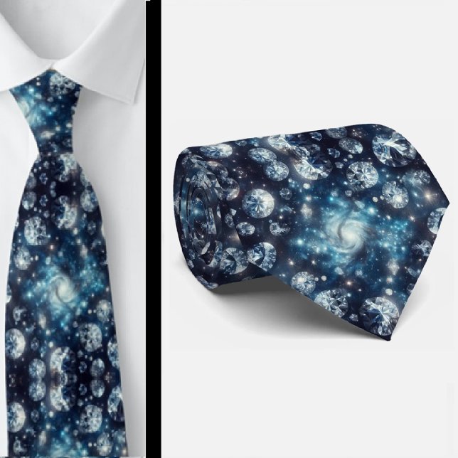 Celestial Pattern Diamond Tie (Creator Uploaded)