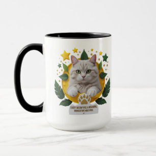Celestial Paws – 15 oz Cat Combo Mug 