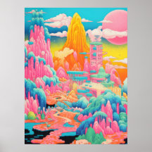 Celestial Peaks: A Symphony of Colour