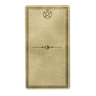Celestial Pentacle Apothecary Jar Labels