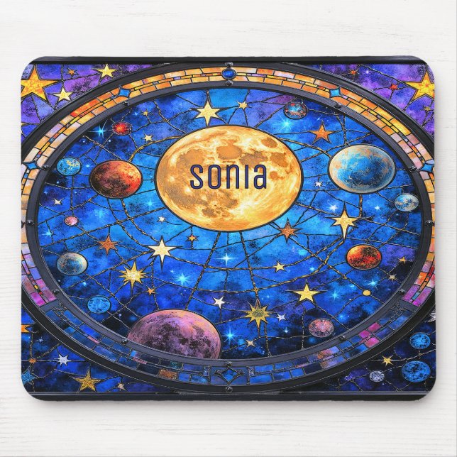 Celestial Personalized Mousepad (Front)