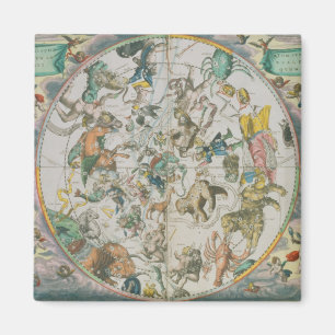 Celestial Planisphere Showing the Signs of the Zod Magnet