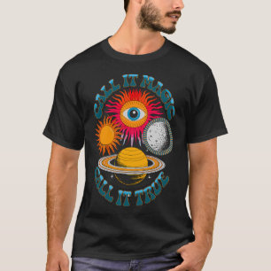 Celestial Pop Music Lyrics Poster T-Shirt