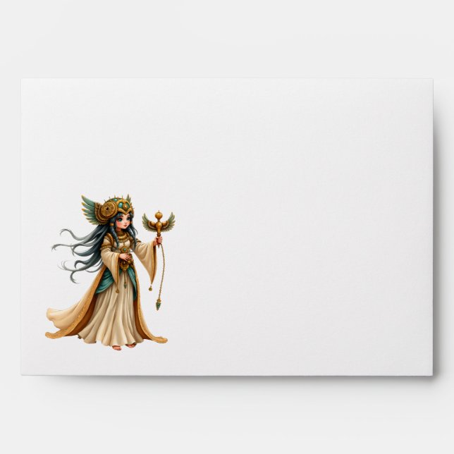 Celestial Priestess of the Golden Pyramid. Envelope (Front)