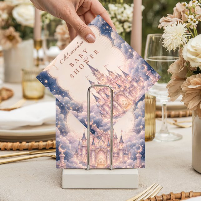 Celestial Princess Castle Baby Shower Napkin (Creator Uploaded)