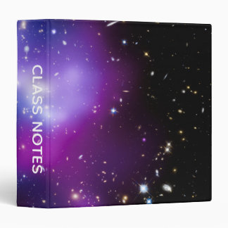 Celestial Purple Galaxy Cluster Class Notes Binder