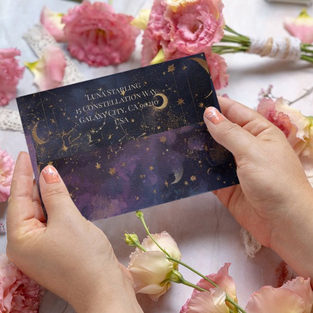 Celestial Quinceañera, custom Envelope (Creator Uploaded)