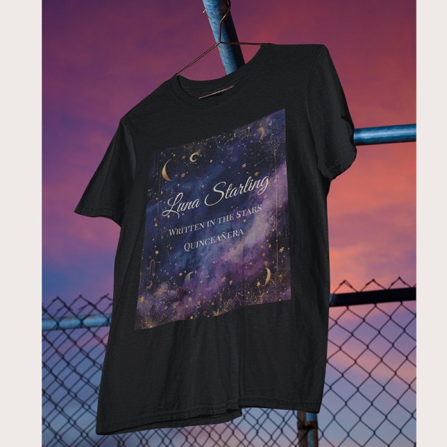Celestial Quinceañera, custom T-Shirt (Creator Uploaded)