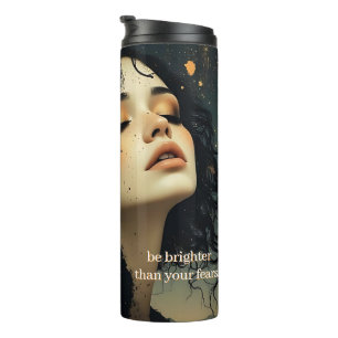 Celestial Reverie / Stardust & Shadows Quote Thermal Tumbler