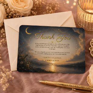 Celestial Romance Thank You Card