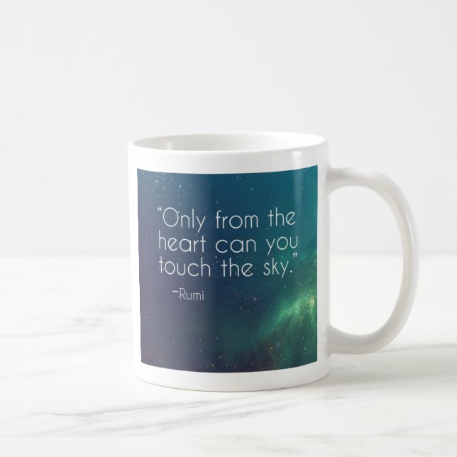 Celestial Rumi Quote Coffee Mug (Right)