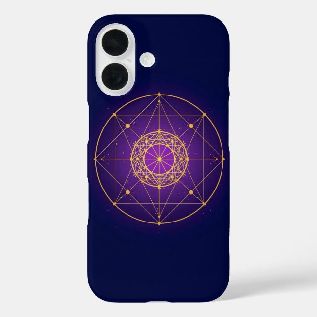 Celestial Sacred Mandala – Mystic Geometry Case-Mate iPhone Case (Back)