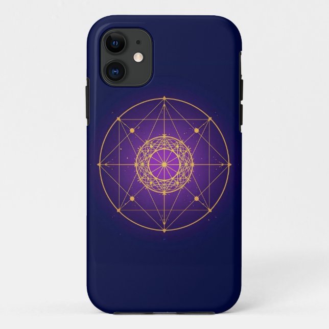 Celestial Sacred Mandala – Mystic Geometry Case-Mate iPhone Case (Back)