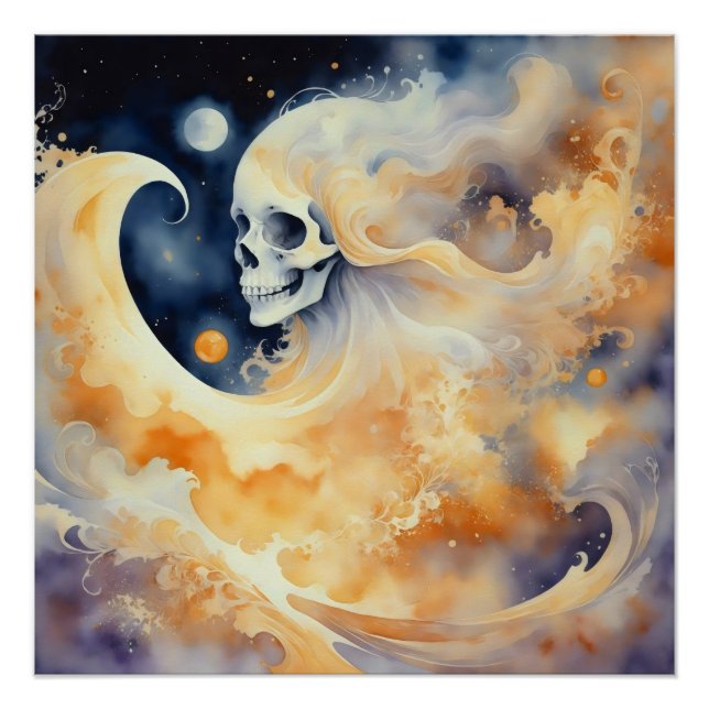 Celestial Skull  Poster (Front)