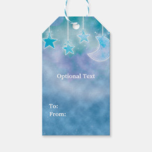 Celestial Sky Galaxy Baby Shower Gift Tags