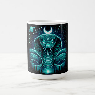 Celestial Snake – Cosmic Ancient Wildlife Galaxy Coffee Mug