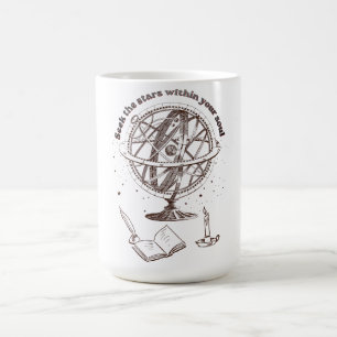 Celestial Soul Wisdom Vintage Armillary Sphere Coffee Mug
