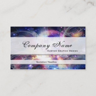 Celestial Space Abstract Business Cards