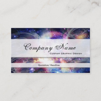 Celestial Space Abstract Business Cards
