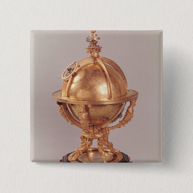 Celestial sphere, c.1580 2 inch square button (Front)
