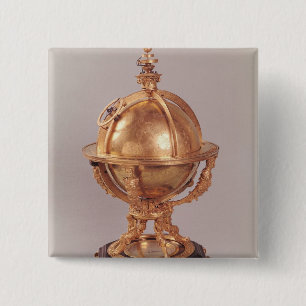 Celestial sphere, c.1580 2 inch square button