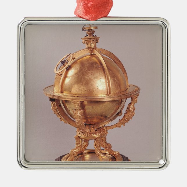 Celestial sphere, c.1580 metal ornament (Front)