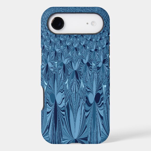 Celestial Splendour: Iridescent Blue Rose Design (Back)