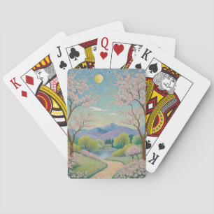 Celestial Springpath Playing Cards