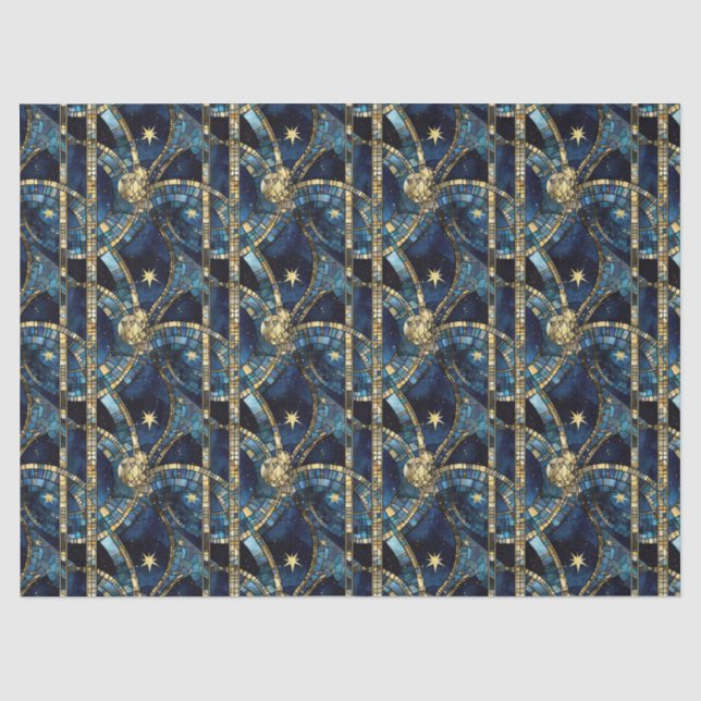 Celestial Stained Glass Tissue Paper (Front)