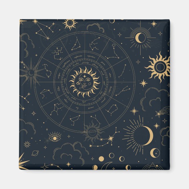 Celestial Star Sign Magnet (Front)