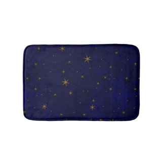 Celestial Starry Night Bath Mat