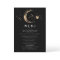 Celestial Starry Night Moon Wedding Menu