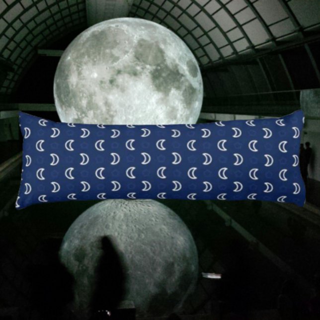 Celestial Stars & Moon Body Pillow – Navy Blue (Creator Uploaded)